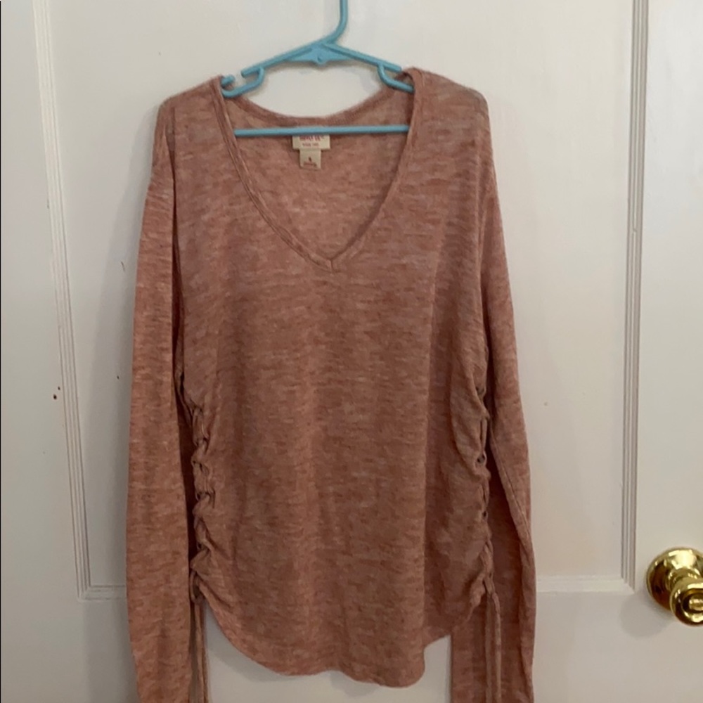 small dusty rose pink top from mossimo